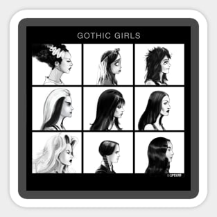 Gothic Girls Sticker